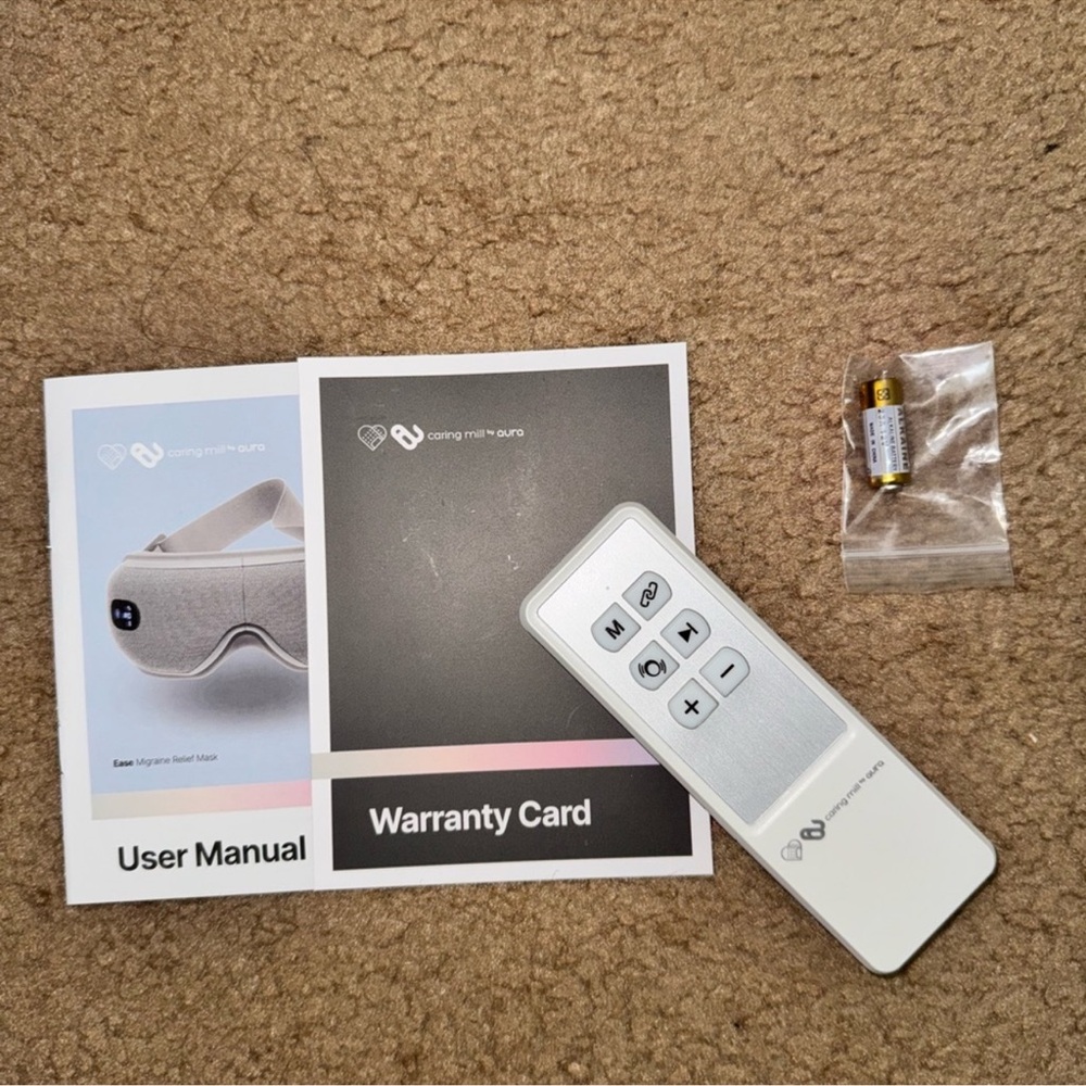 White VR Eye Massager with Remote!